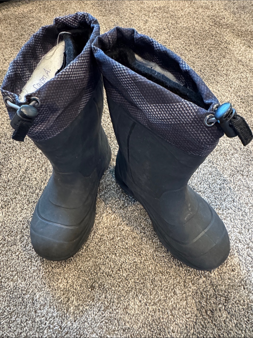 Kamik Kids Black and Gray Winter Boots
